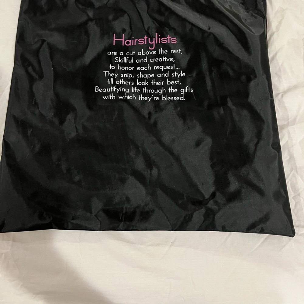 New Black Tote Bag for Hairstylists. Waterproof - Picture 2 of 7
